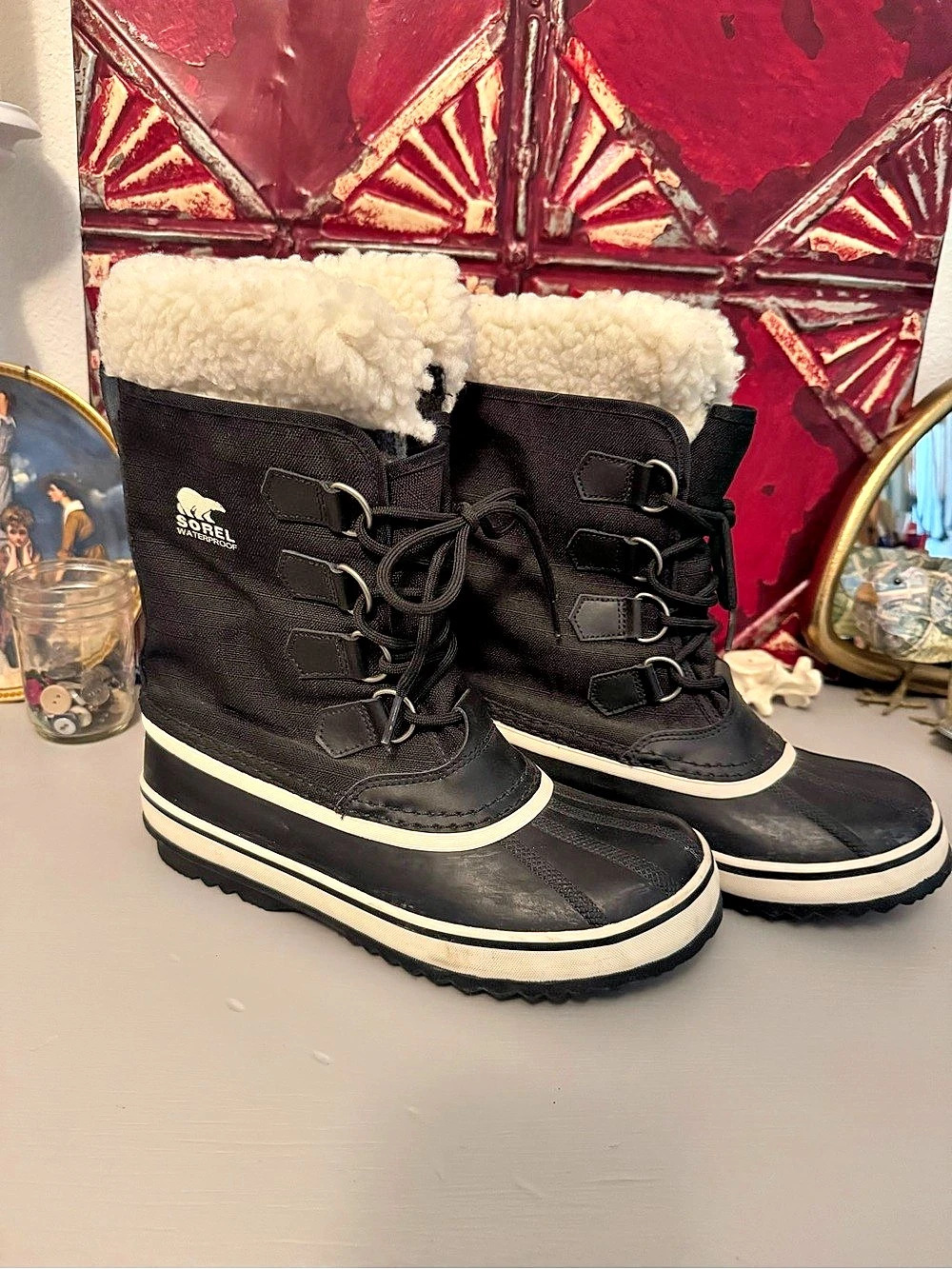 Winter Carnival Waterproof Winter Boots US 8